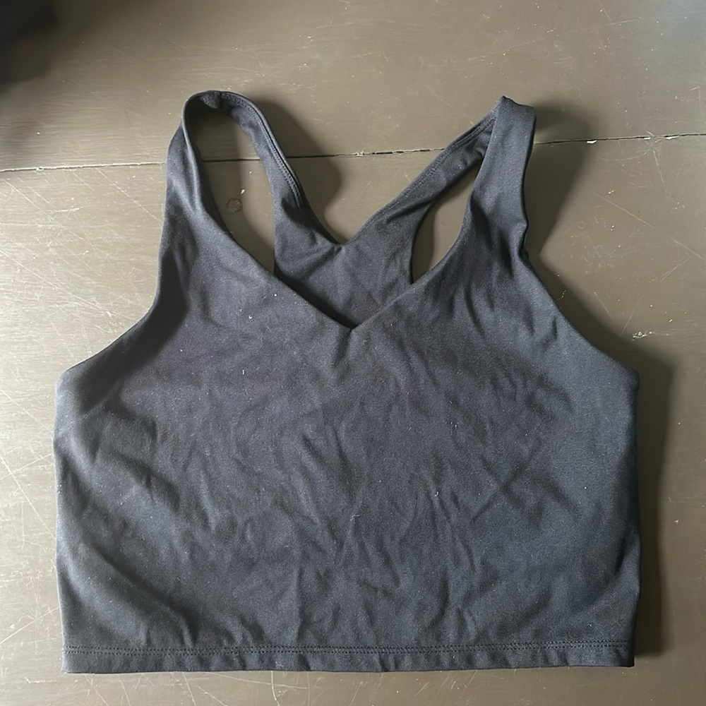 NWOT Paragon Black Crop Tank Size XL